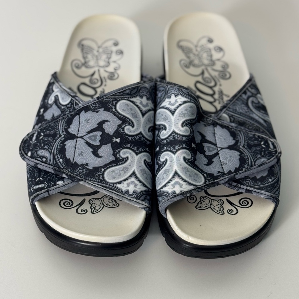 Alegria Airie Woodstock Black Women’s Sandals Size 7US, 38EU
